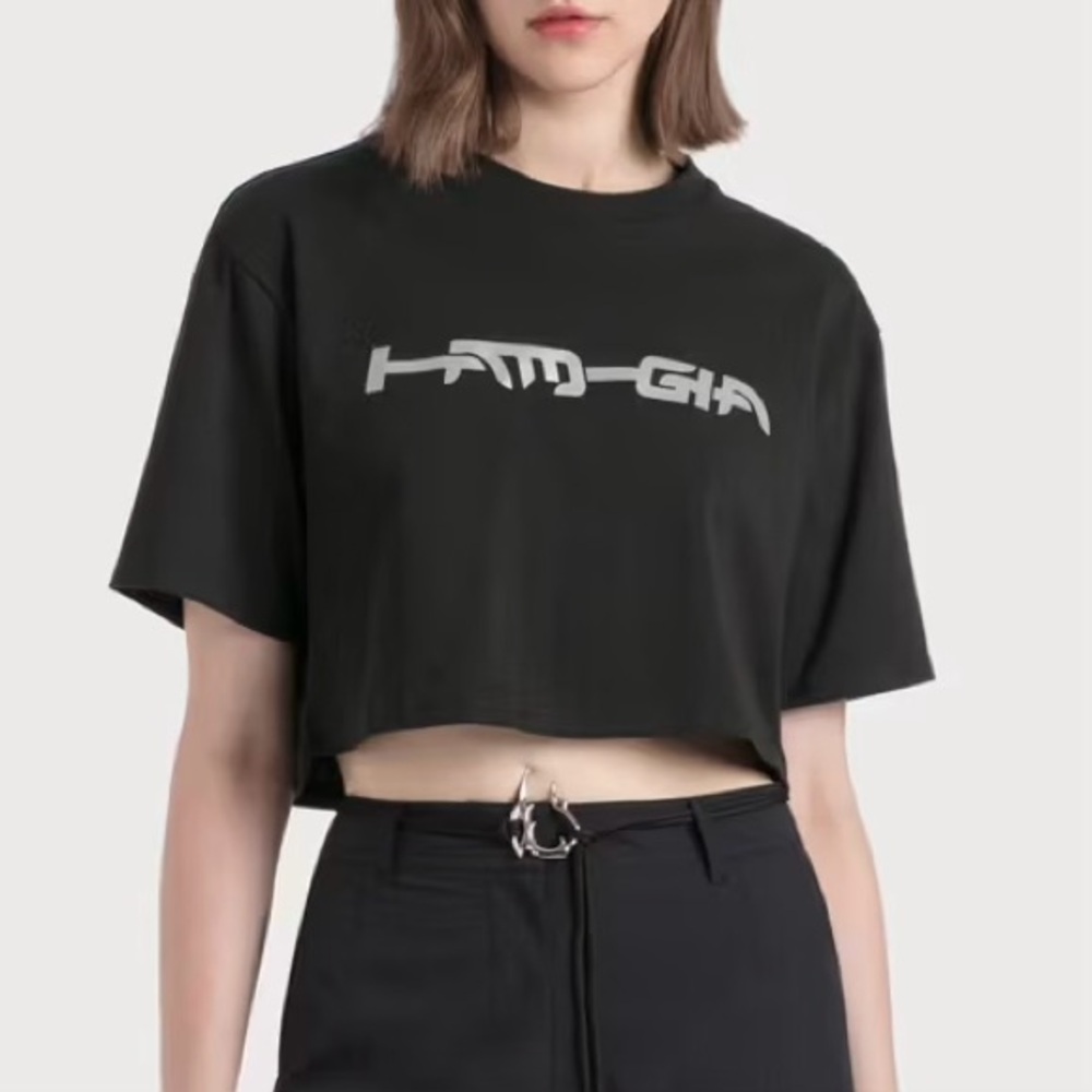 Iamgia logo crop tee